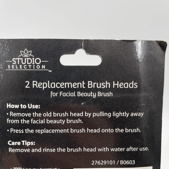 6 Studio Selection Replacement Brush Heads for Facial Beauty Brush 27629101 NWT - Picture 7 of 9